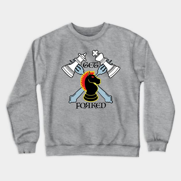 GET FORKED black wins Crewneck Sweatshirt by PeregrinusCreative